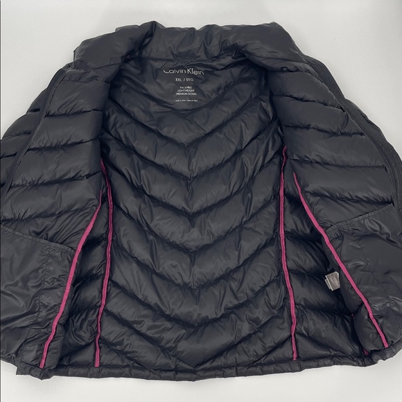 Calvin Klein Women's XXL Premium Duck Down Blend Black Puffer Jacket - Picture 5 of 14